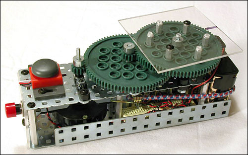 unipolar stepper motor assembly